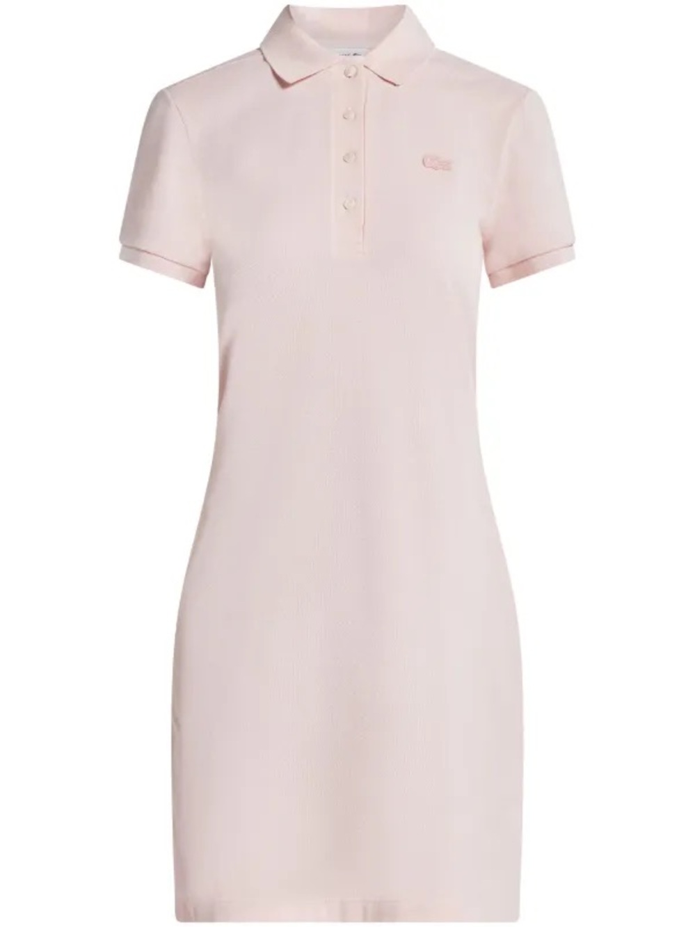 Lacoste Pink Piqué Polo Dress - Slim Fit - Size 34 (XXS/XS)